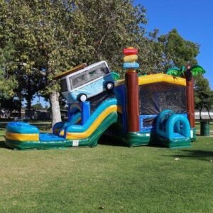 Dual Lane Dry Slide Beachen Combo